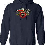 Drag Racing Speed-o-motive Racing Pistons 1946 Hoodie - Navy