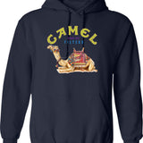 Dromedary Camel Crush Cigarette Joe Camel Design Hoodie - Navy
