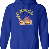 Dromedary Camel Crush Cigarette Joe Camel Design Hoodie - Blue