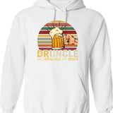 Drums Drummer Band Drumset Retro Vintage Hoodie - White