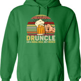 Drums Drummer Band Drumset Retro Vintage Hoodie - Green