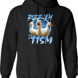 Duck Game Sombreros Classic Hoodie - Retro Graphic Pullover Hoodie for Men & Women - Black