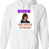 Dude Wheres My Car Design Pt1 Graphic Pullover Hoodie - White