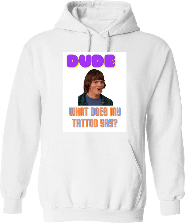 Dude Wheres My Car Design Pt1 Graphic Pullover Hoodie - White