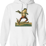 Duck Vintage Duck Farm Animals Duck Lover Hoodie - White