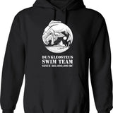 Dunkleosteus Hoodie - Retro Graphic Pullover Hoodie for Men & Women - Black