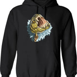 Dumb Bitch Club Hoodie - Retro Graphic Pullover Hoodie for Men & Women - Black