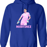 EMI Martinez-Funny Graphic Pullover Hoodie - Blue