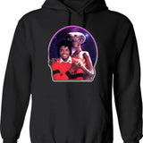 E-scooter Electric Scooter Retro Vintage Hoodie - Retro Graphic Cosy Pullover - Black