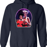 E-scooter Electric Scooter Retro Vintage Hoodie - Retro Graphic Cosy Pullover - Navy