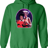 E-scooter Electric Scooter Retro Vintage Hoodie - Retro Graphic Cosy Pullover - Green