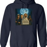 E.t. And Mike Essential . Hoodie - Retro Graphic Pullover Hoodie for Men & Women - Navy