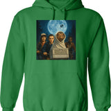 E.t. And Mike Essential . Hoodie - Retro Graphic Pullover Hoodie for Men & Women - Green