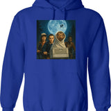 E.t. And Mike Essential . Hoodie - Retro Graphic Pullover Hoodie for Men & Women - Blue