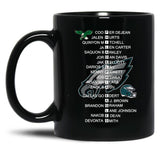 Eagles Super Bowl LIX 2025 Champions 3D 1 Black Coffee Mug, Gift Coffee Mug