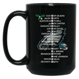 Eagles Super Bowl LIX 2025 Champions 3D 1 Black Coffee Mug, Gift Coffee Mug - Black