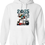 Eagles Super Bowl LIX 2025 Champions 3D Hoodie Graphic Pullover Hoodie - White