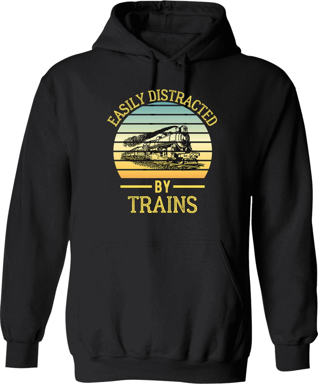 Easily Distracted By Recumbent Bikes Funny Recumbent Bike Hoodie - Black