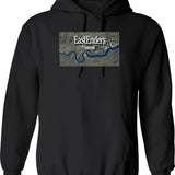 Eastenders Hoodie - Retro Graphic Pullover Hoodie for Men & Women - Black