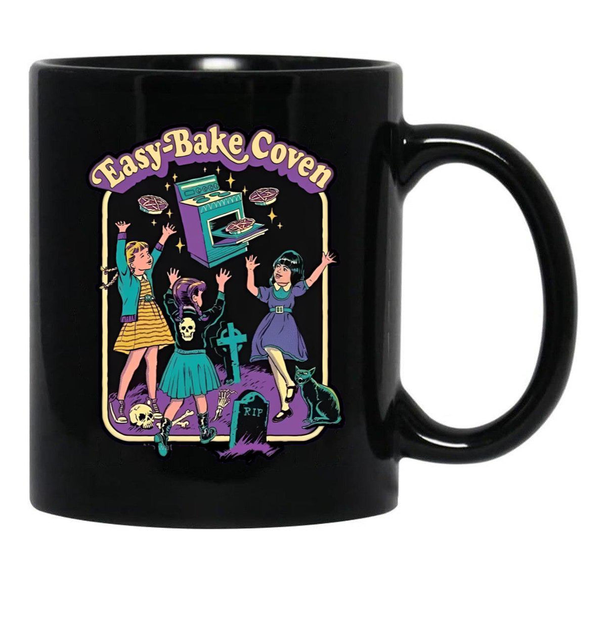 Easy Bake Coven Black Coffee Mug, Gift Coffee Mug - Black