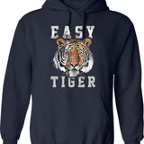 Easy Peasy Lemon Squeezy Hoodie - Retro Graphic Pullover Hoodie for Men & Women - Navy