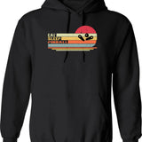 Eat Sleep Padel Repeat Funny Padel Tennis Hoodie - Black