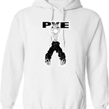 Eat Your Greens Hoodie - Retro Graphic Pullover Hoodie for Men & Women - White