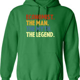 Ecco2k Pxe Logo Hoodie - Retro Graphic Pullover Hoodie for Men & Women - Green