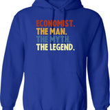 Ecco2k Pxe Logo Hoodie - Retro Graphic Pullover Hoodie for Men & Women - Blue