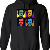 Eddie And The Werewolf Hoodie - Retro Graphic Pullover Hoodie for Men & Women - Black