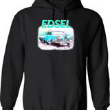 Eds Bar And Swill Vintage Hoodie - Retro Graphic Cosy Pullover - Black