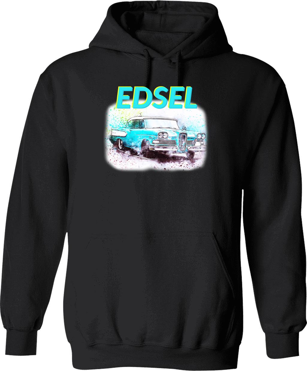 Eds Bar And Swill Vintage Hoodie - Retro Graphic Cosy Pullover - Black