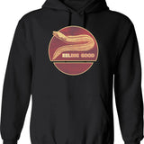 Edwardian Gentleman Fox Hoodie - Retro Graphic Pullover Hoodie for Men & Women - Black