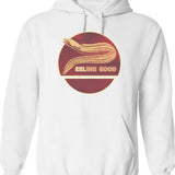 Edwardian Gentleman Fox Hoodie - Retro Graphic Pullover Hoodie for Men & Women - White