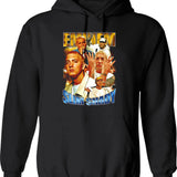 Eemjjnem0011 Hoodie - Retro Graphic Pullover Hoodie for Men & Women - Black