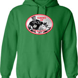 Elbows Up Canada Est. 1867 Vintage Canadian Maple Leaf Design Hoodie - Green
