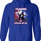 Emc The Albert Einstein Collection Hoodie - Retro Graphic Pullover Hoodie for Men & Women - Blue