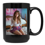 Emma Watson (2) Black Coffee Mug, Gift Coffee Mug