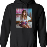 Emma Watson (2) Graphic Pullover Hoodie - Black