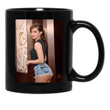 Emma Watson (3) Black Coffee Mug, Gift Coffee Mug - Black