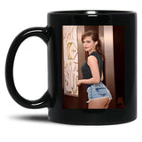 Emma Watson (3) Black Coffee Mug, Gift Coffee Mug
