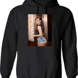 Emma Watson (3) Graphic Pullover Hoodie - Black