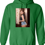 Emma Watson (3) Graphic Pullover Hoodie - Green
