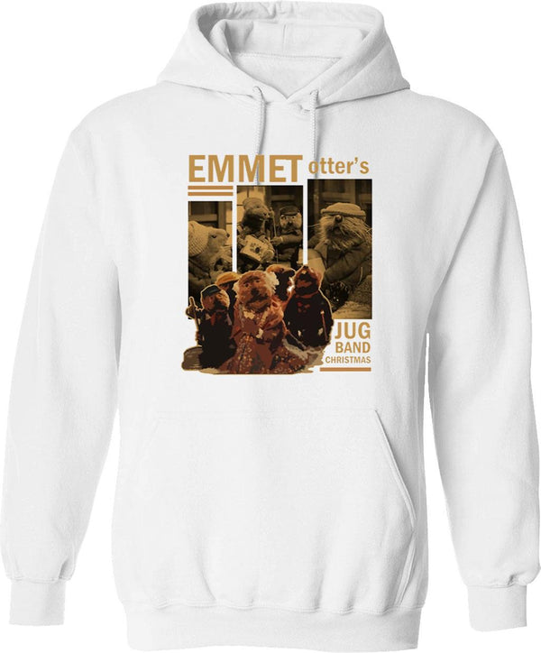 Emmet Otter NewHoodieemmet Otters Retro Jug Band Graphic Pullover Hoodie - White