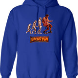 Encino Man Graphic Pullover Hoodie - Blue