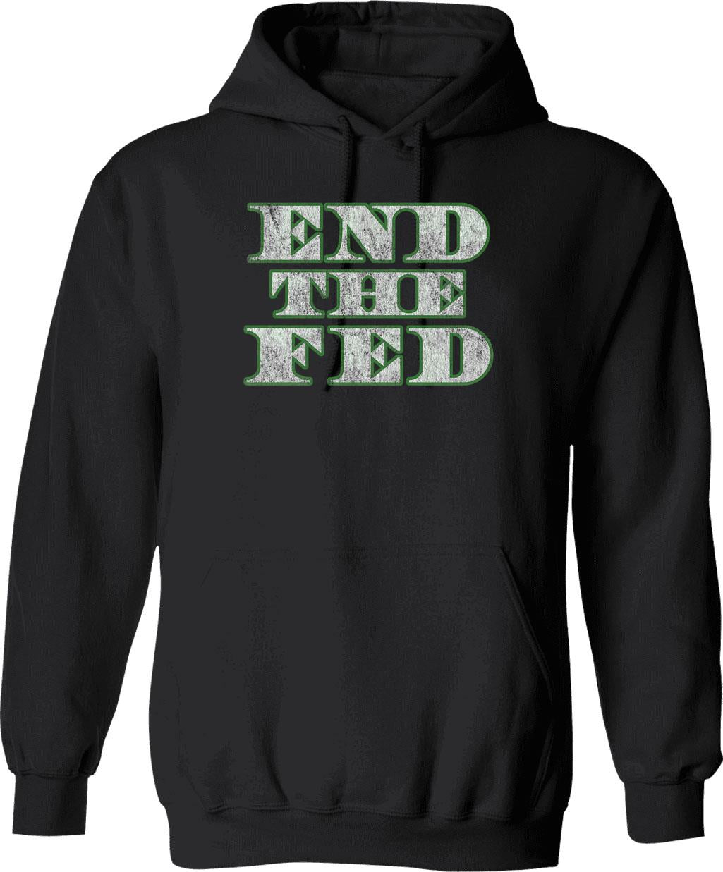 End Homelessness Hoodie - Retro Graphic Pullover Hoodie for Men & Women - Black