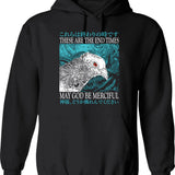 End The Fed Vintage Hoodie - Retro Graphic Cosy Pullover - Black