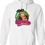 Enjoy Slurm Graphic Pullover Hoodie - White