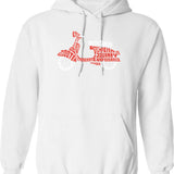 Enjoy The Ride Hoodie - Retro Graphic Pullover Hoodie for Men & Women - White