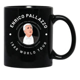 Enrico Palazzo 1988 World Tour Black Coffee Mug, Gift Coffee Mug - Black